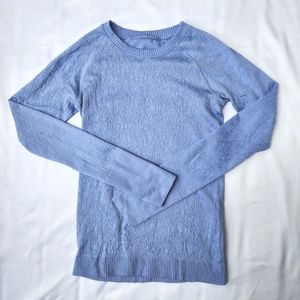 Lululemon 6 Rest Less Pullover Hydrangea blue